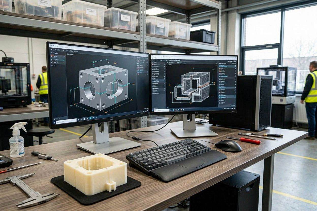 CNC machining in tool room