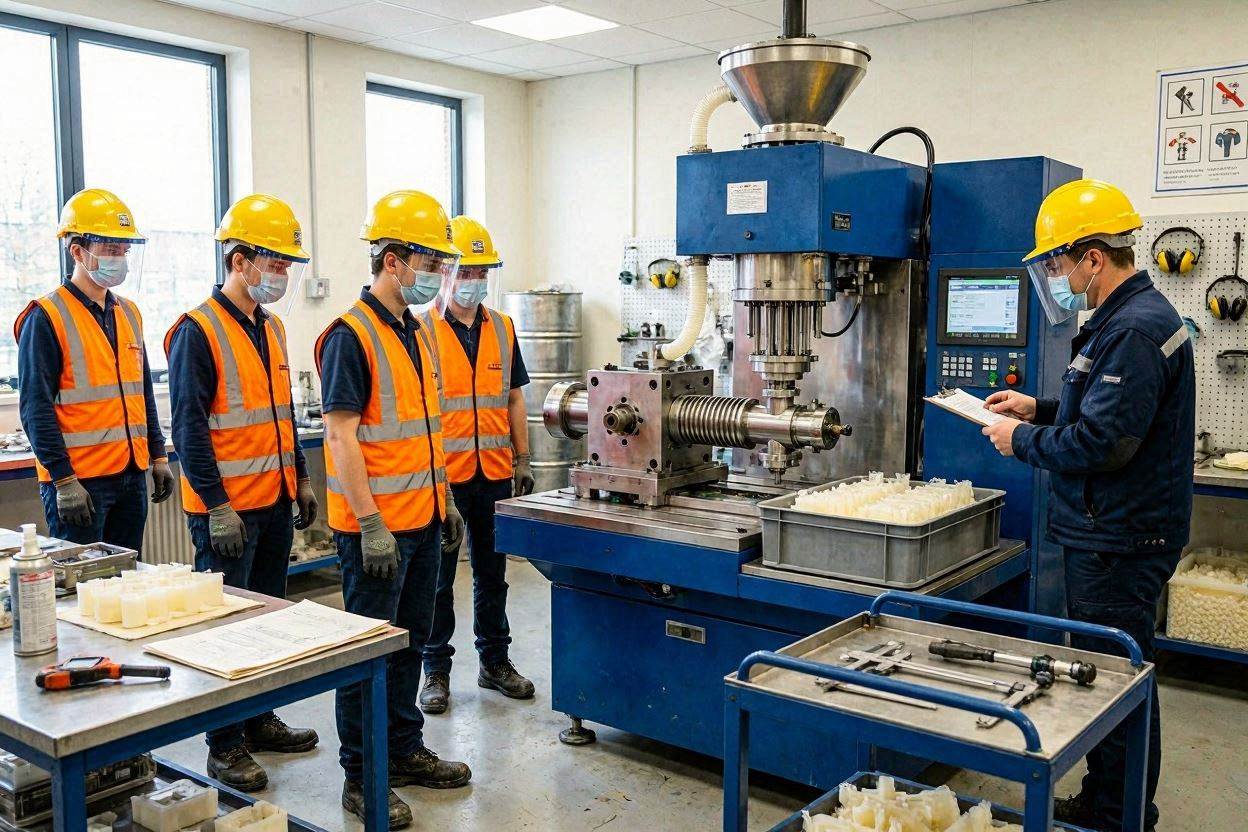 Internship students at Visat Tools